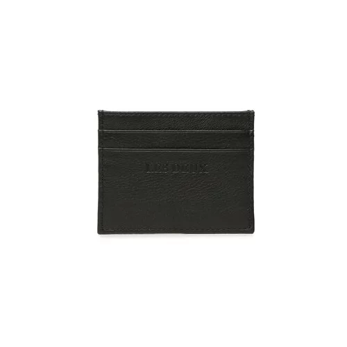 Les Deux Etui za kreditne kartice Leather Cardholder LDM940067 Črna