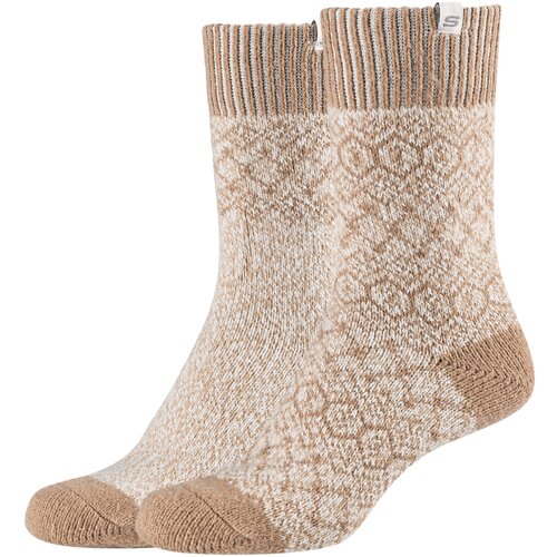 Skechers 2PPK Wm Casual Cozy Jacquard Socks Bež Cijene