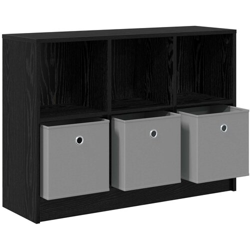  Kreveta s ladicama Crni hrast 88,5 x 27,5 x 63,5 cm Slike