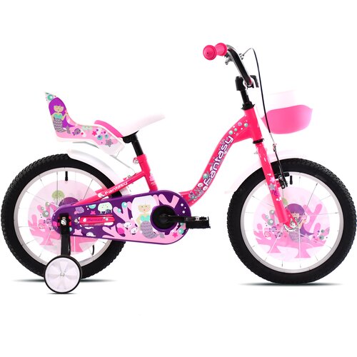 Adria bicikl za decu fantasy, 16&amp;quot;/10&amp;quot;, roze Slike