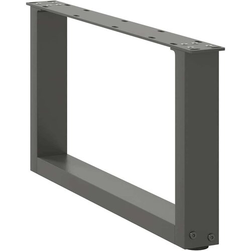  Noge stolića za kavu U-oblika 2 kom antracit 60x(30-31)cm čelik Slike