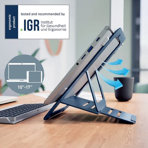 Leitz stojalo za prenosni računalnik ergo nastavljiv 10"-17" iz aluminija 64240089, (21576606) Cene
