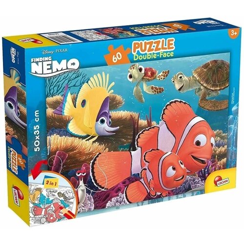 Lisciani Puzzle Nemo 2u1 složi I oboji - 60 delova Slike