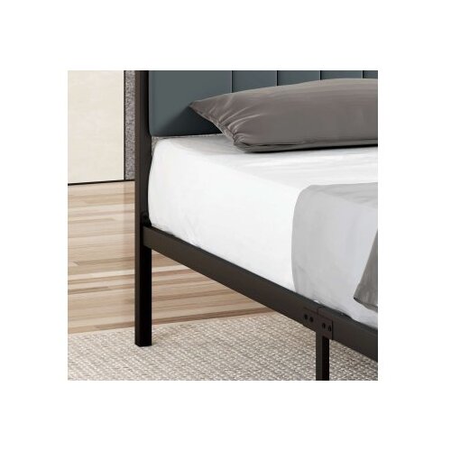 Hanah home Francuski ležaj Lotus, 150x88x200 cm, Antracit Slike