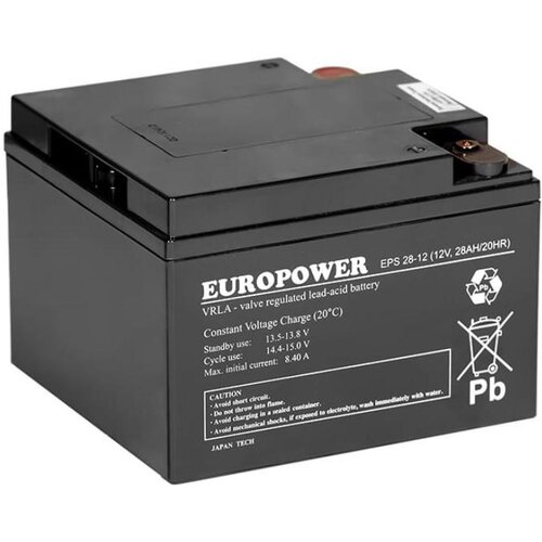 Europower AGM battery EPS series 12V 28Ah (Service life 8-12 years) Cijene