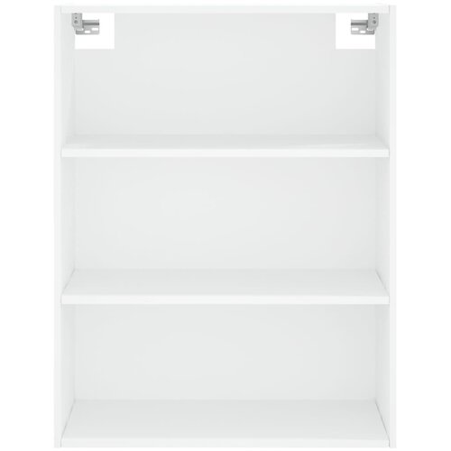  Visoka komoda bijela 69,5x34x180 cm konstruirano drvo Slike