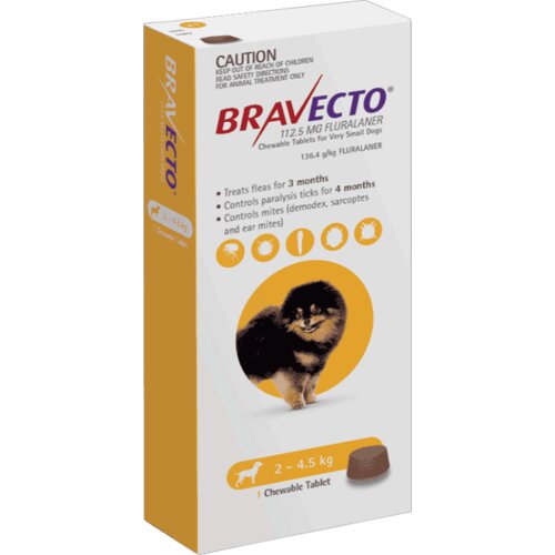 Msd BRAVECTO za pse - 4.5&amp;ndash;10 kg Slike