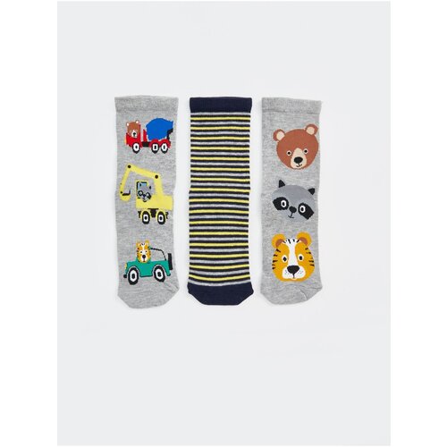 LC Waikiki 3-Pack Boy Patterned Socks Slike