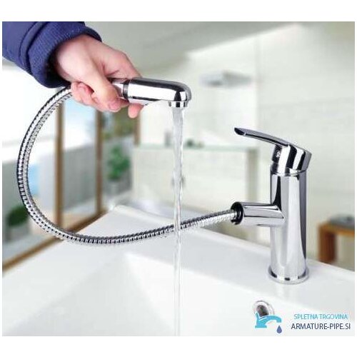  izvlečna kopalniška armatura s cevjo 150 cm | pipa eyn BIZ1600 - 18,5 cm Cene