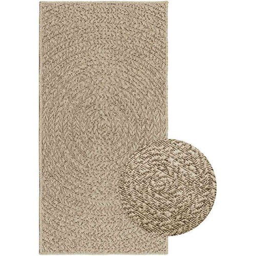  Rug "ZIZUR" Bež 60x110 cm Juta videz Notranje in zunanje Cene