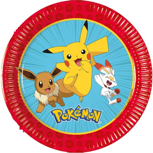 Procos Pokémon set od 8 papirnatih tanjura promjera 20 cm Cene