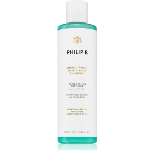 Philip B. Nordic Wood čistilni &amp;scaron;ampon za telo in lase 350 ml Slike