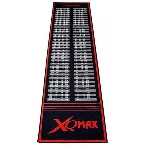 XQMAX XQ MAX igralna podloga za pikado 285 x 80 cm, črno-rdeča