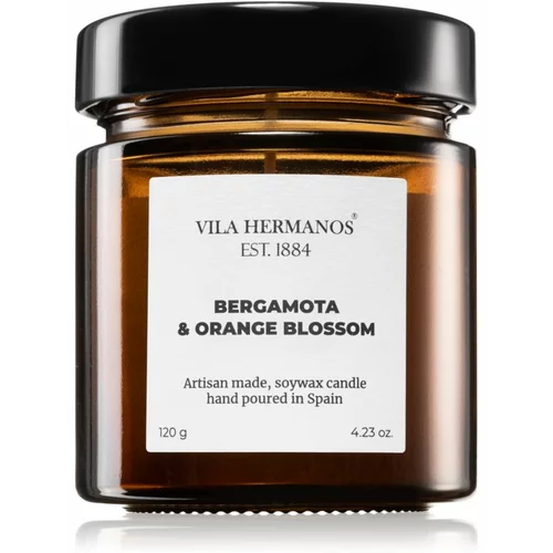 Vila Hermanos Apothecary Bergamot & Orange Blossom dišeča sveča 120 g