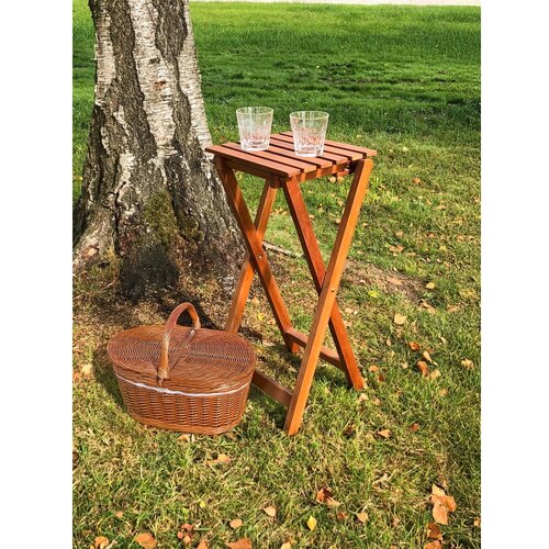 Garden Pleasure Vrtna mizica iz masivnega evkaliptusa 27x29 cm Yakima &amp;ndash; Slike
