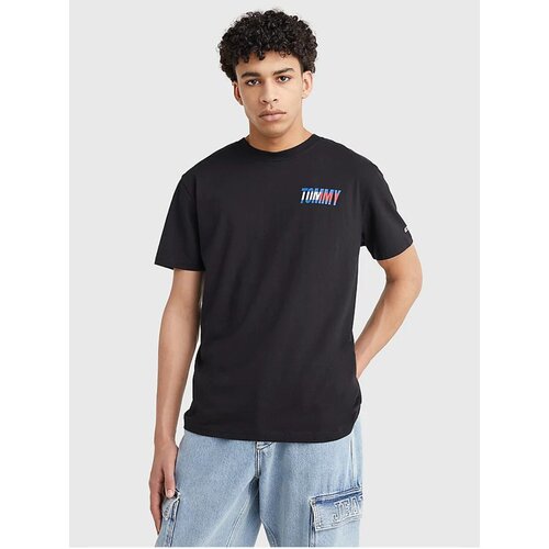 Tommy Hilfiger Black Men's T-Shirt Tommy Jeans - Men's Slike