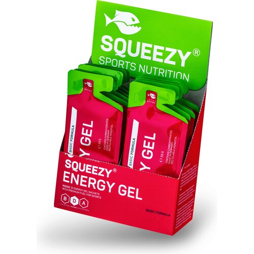 Squeezy Energy Gel Box 12 &amp;times; 33 g - Basic Formula Slike