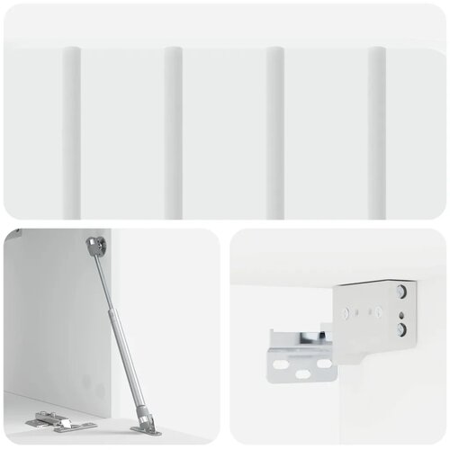 TV ormar za zid 59 5 x 31 x 30 cm Bijela Konstruirano drvo - Bijela 59 5 x 31 x 30 cm Slike