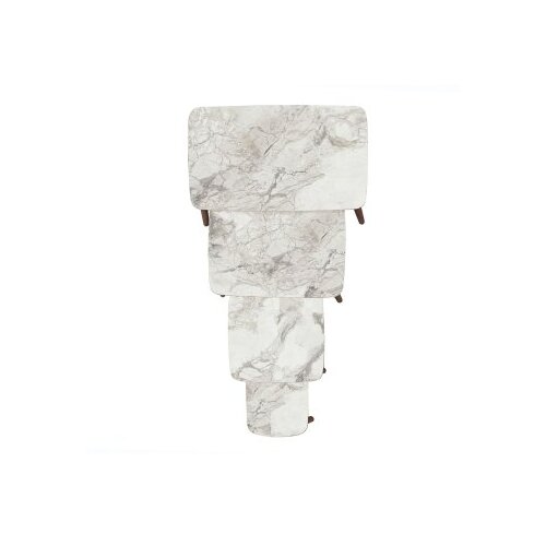 Hanah home Set stočića od 4 komada Luci White Slike