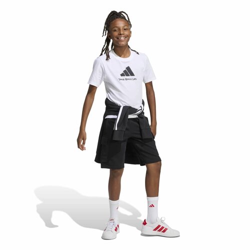 Adidas Funkcionalna majica črna / bela Slike