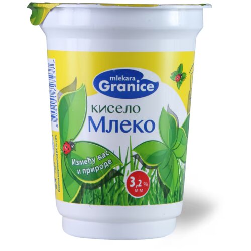 Mlekara Granice kiselo mleko 3,2%mm 400g Cene