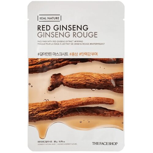 THE FACE SHOP Maska za lice Real Nature Red Ginseng Face Mask, 20 g Cene
