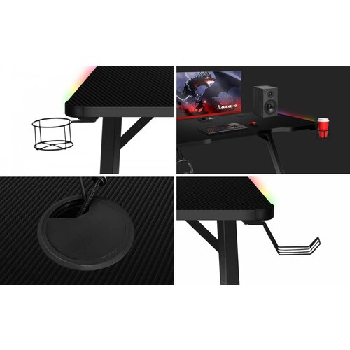Huzaro gaming sto hero 2.5 rgb 120x60cm Slike
