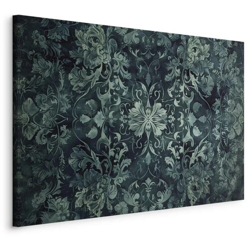  Slika - Oriental Pattern Carpet: Emerald Ornaments and Worn Patterns 60x40 Standard Cene