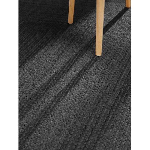 Hanse Home Črn obojestranski/ročno tkan tekač iz jute 80x200 cm Juno &amp;ndash; Slike