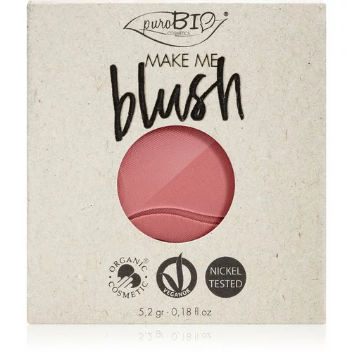 puroBIO cosmetics Long-lasting Blush Refill dugotrajno rumenilo punjenje 5,2 g