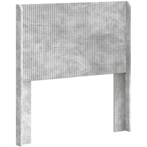  Uzglavlje Betonska siva Konstruirano drvo 97 x 7 x 100cm Slike