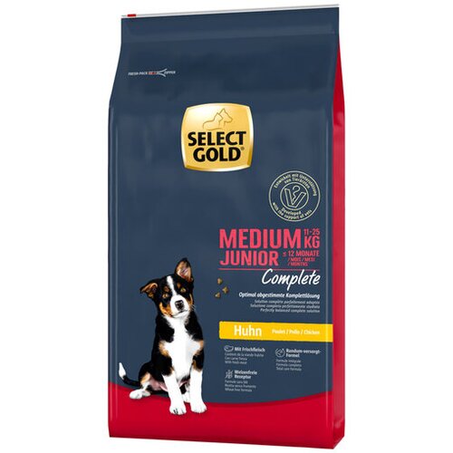 Select Gold Complete Medium Junior piletina 12 kg Slike