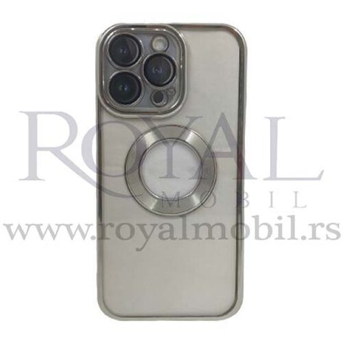 futrola circle metalik za iphone 13 pro (6.1) srebrna Slike