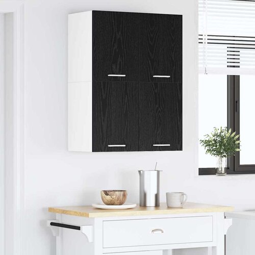  ormarić 2 pcs Crni hrast i bijela 60 x 31 x 40 cm Slike