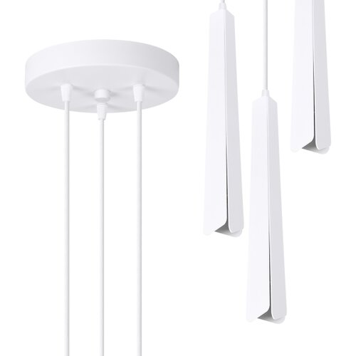 Sollux Lighting Sollux SL.1398 - Luster na sajli PRYSM 3xG9/8W/230V bela Slike