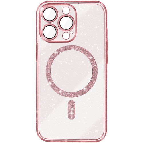 AVIZAR Ohišje za iPhone 15 Pro MagSafe Glitter, Šampanjec roza, (5000011047) Cene