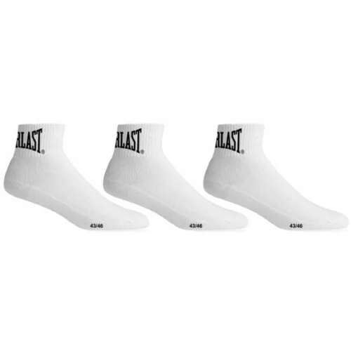 Everlast QUARTER SOCKS Sportske čarape srednje, bijela, veličina