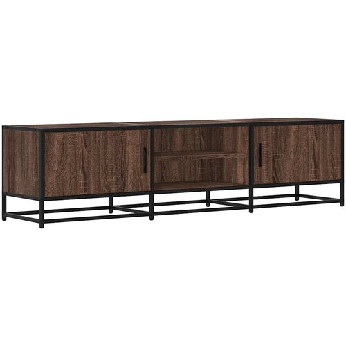 Maison Chic TV omarica - TV stojalo - Televizijska omarica rjavi hrast 160x35x41 cm inženirski les, (21700103) Cene