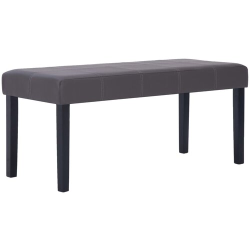 VidaXL Klop 106 cm sivo umetno usnje, (20777493) Slike