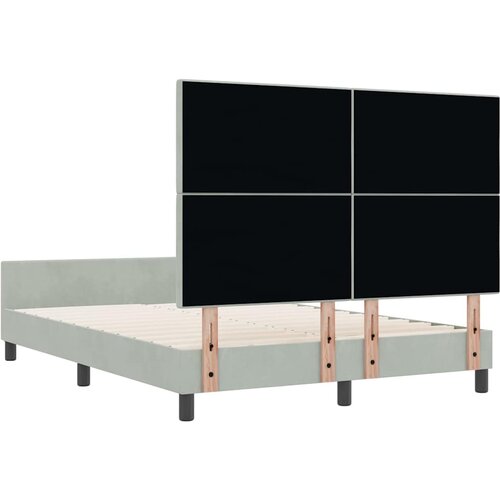  s opruga kutije Svjetlosiva 160 x 200 cm Bar&amp;scaron;un Slike
