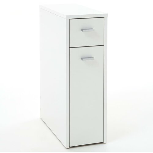 FMD Omarica z 2 predaloma 20x45x61 cm bela Slike