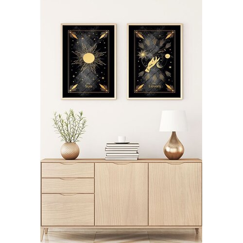 WALLXPERT Uramljena slika Huhu178, 50x70 cm, 2 dijela Cene