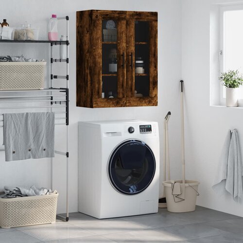 The Living Store Stenska omarica dimljen hrast 69,5x34x90 cm - Stenska Omarica, (21430003) Slike