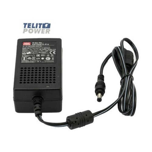 Mean Well GST25A12-P1J &amp;ndash; 25W Desktop Adapter, 12VDC, 2.08A ( 4909 ) Slike