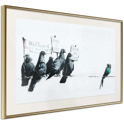  Poster - Banksy: Pigeons 45x30