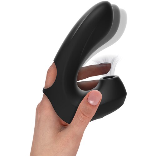 Ibiza Thimble Sucking Vibrator Black Cene