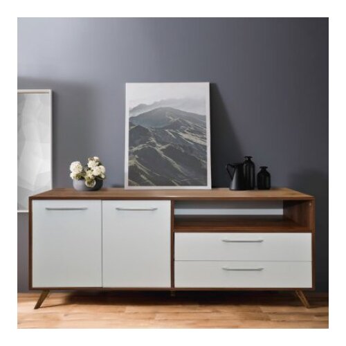 KK Komoda Dora Kastelo/Belo soft 1800x800x450 mm ( 823-410 ) Slike