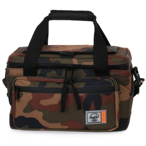 Herschel Toaletne torbice POP QUIZ COOLER 20 CAMO Zelena Cene