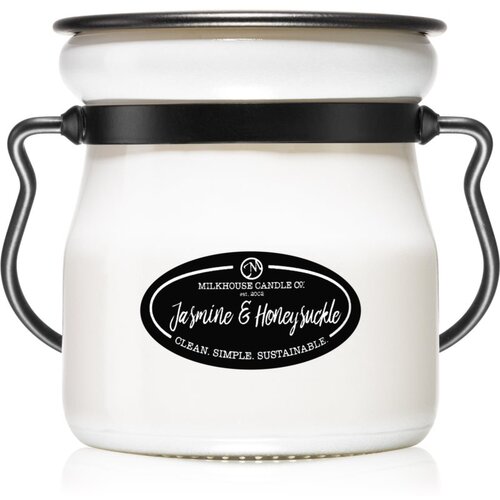 Milkhouse Candle Co. Creamery Jasmine & Honeysuckle mirisna svijeća Cream Jar 142 g Cijene