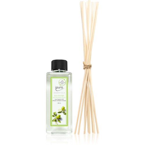IPURO Essentials Lime Light nadomestno polnilo za aroma difuzor + nadomestne paličice za aroma difuzorje 200 ml Cene
